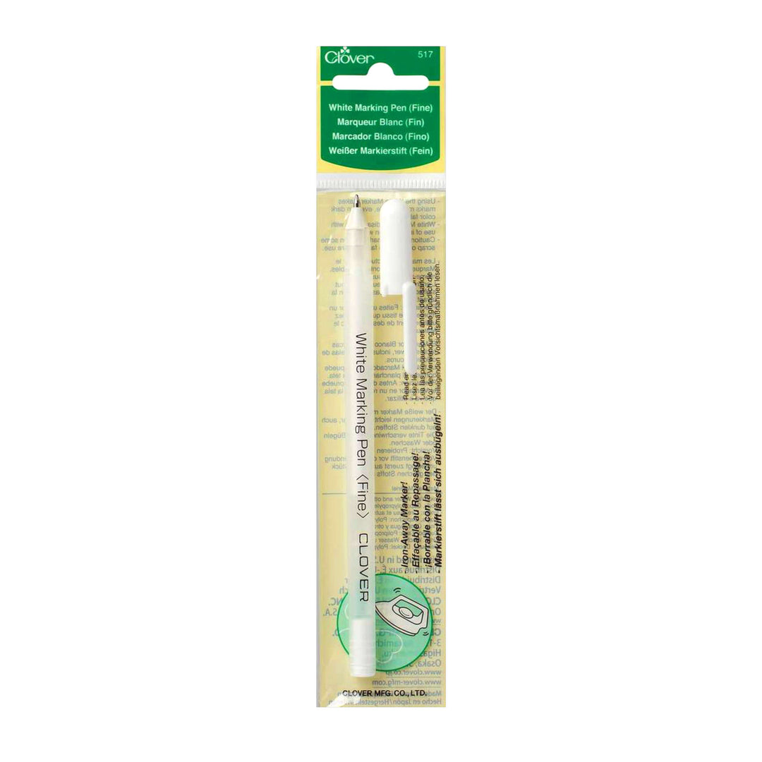 Clover Weißer Markierstift für dunkle Stoffe