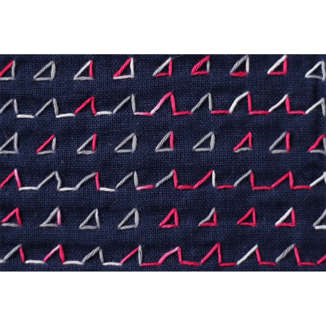 Daruma Sashiko Garn - 403 pink grau Mix