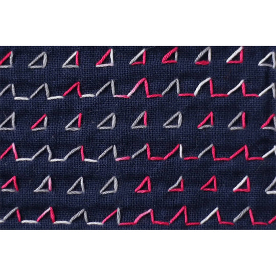 Daruma Sashiko Garn - 403 pink grau Mix