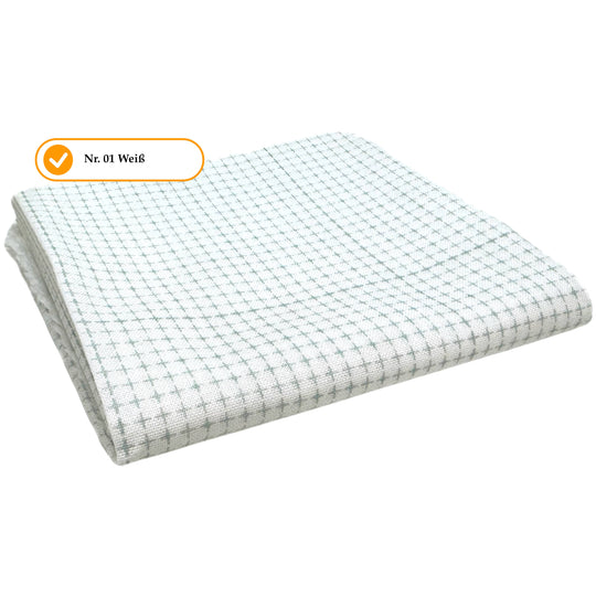 Sashiko Stoff - 5mm Raster - Zuschnitt 50 x 108 cm