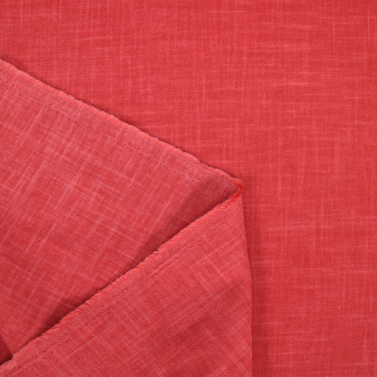 Sashiko Stoff Einfarbig - Rot