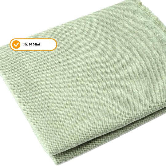 Sashiko Stoff Einfarbig - Zuschnitt - 50 x 55 cm