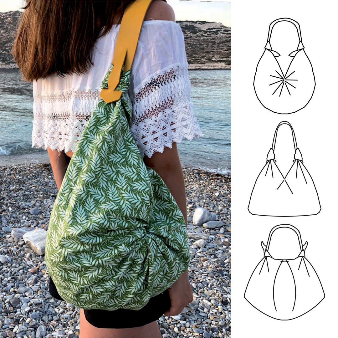 Miyako Taschengriff aus Leder - OR gold