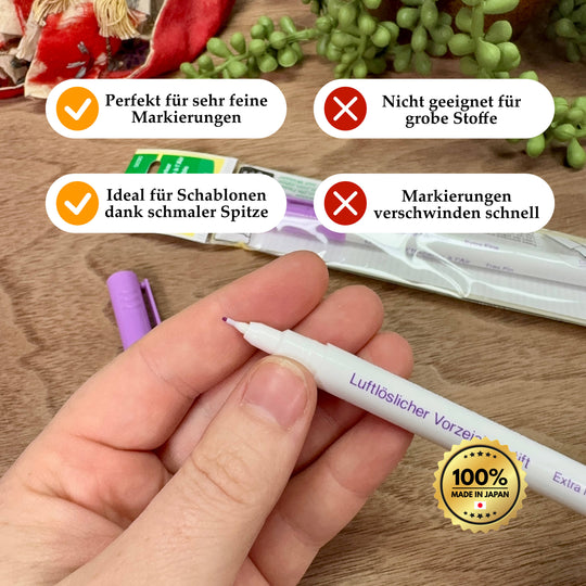 Clover Luftlöslicher Vorzeichenstift - dünn