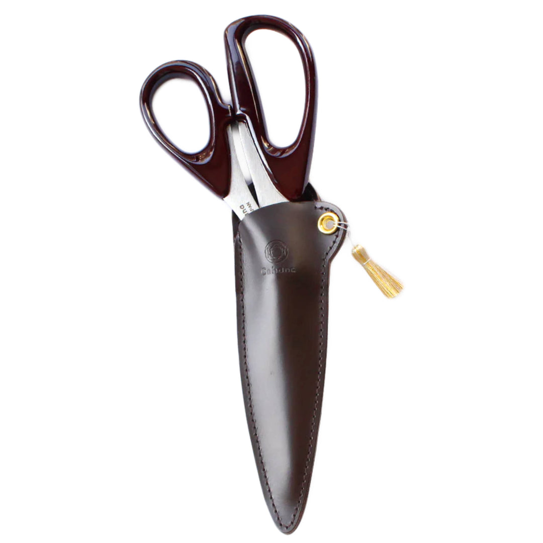 Cohana Seki Schneiderschere mit Gold Quasten - Braun