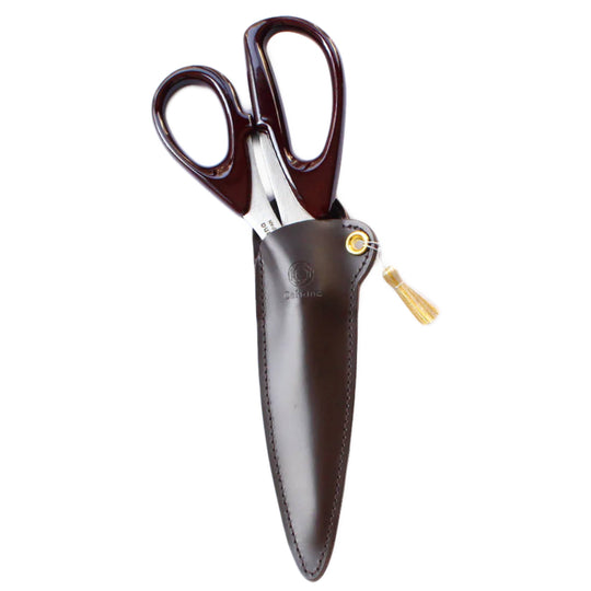 Cohana Seki Schneiderschere mit Gold Quasten - Braun