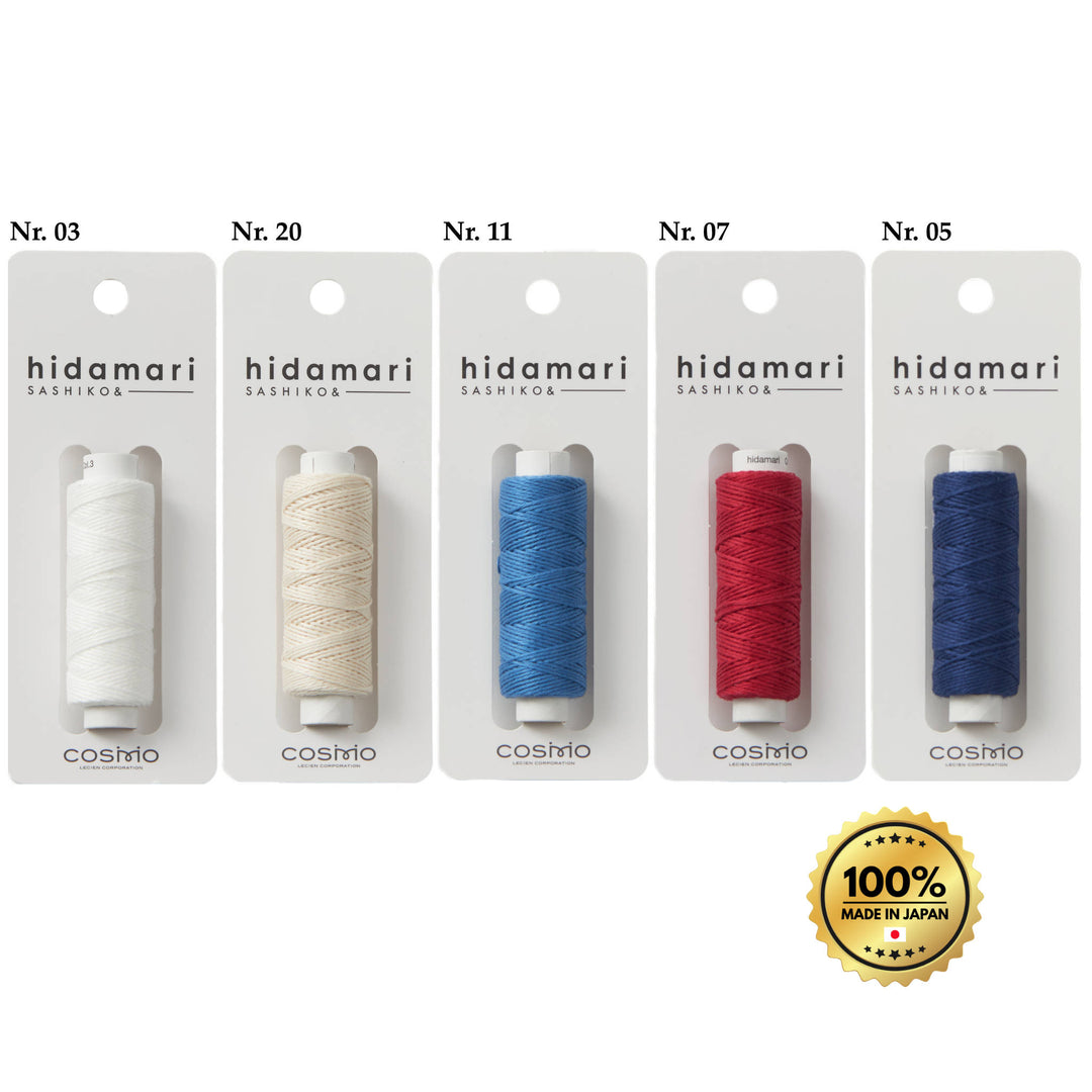 Hidamari Sashiko Garn Set - Basic