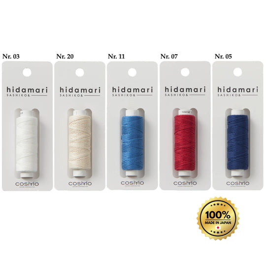 Hidamari Sashiko Garn Set - Basic