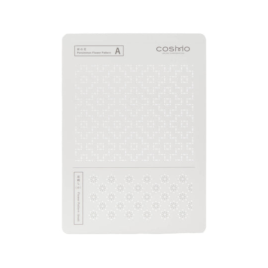 Cosmo Sashiko Schablone - Kaki no Hana / Hana Zashi