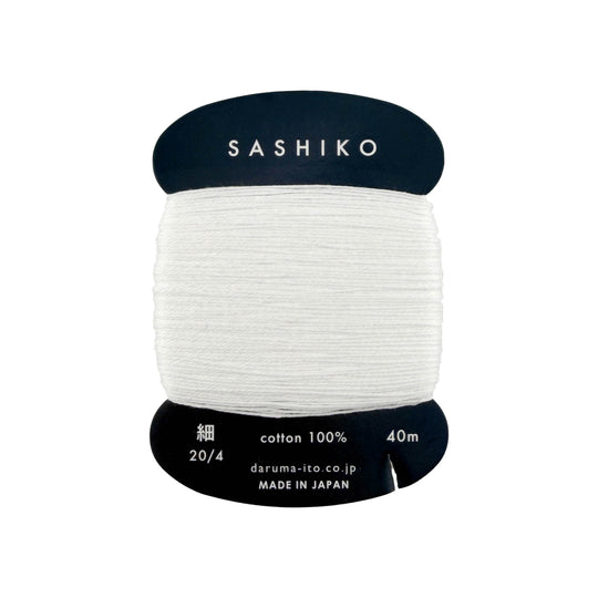 Daruma Sashiko Garn - 201 weiß