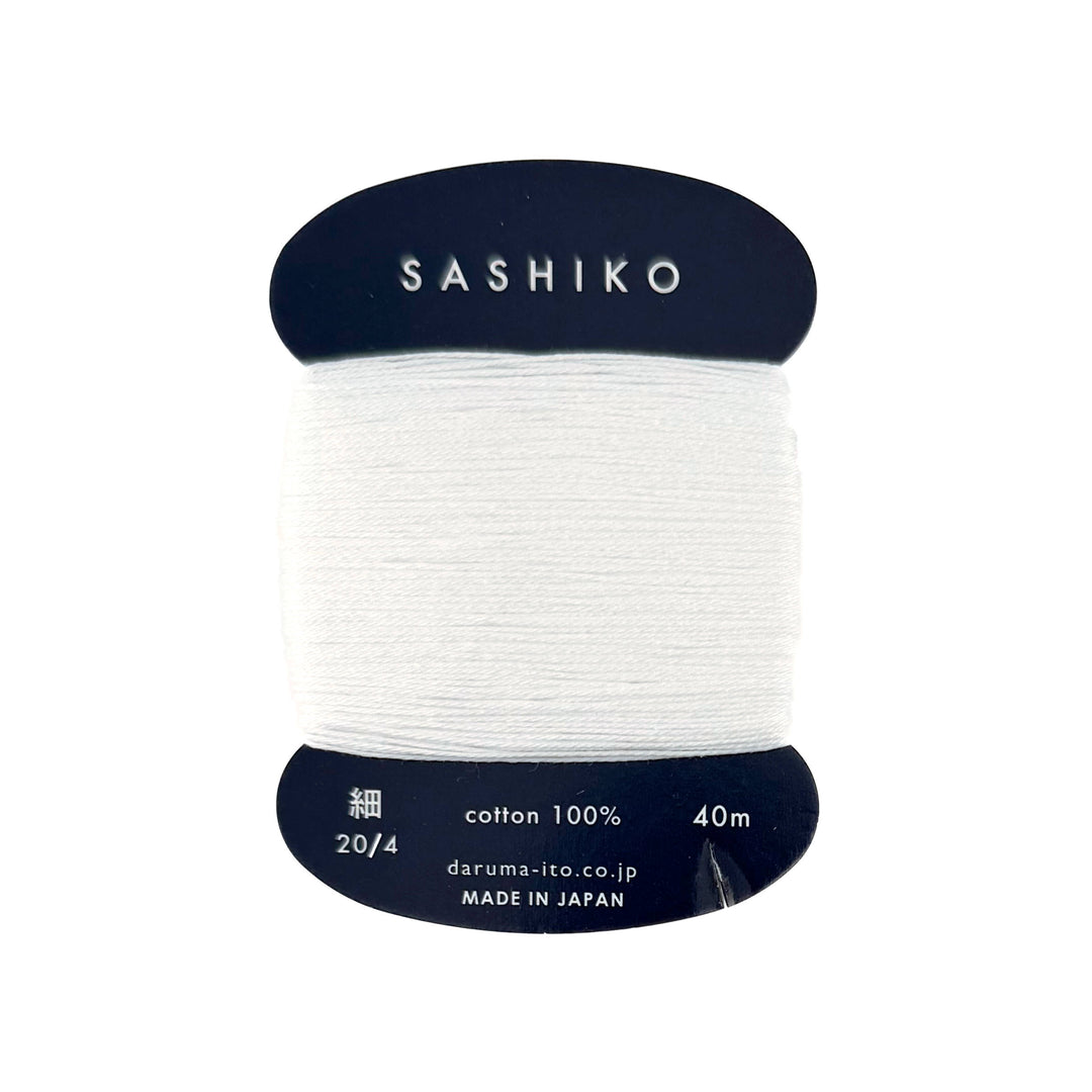 Daruma Sashiko Garn - 201 weiß