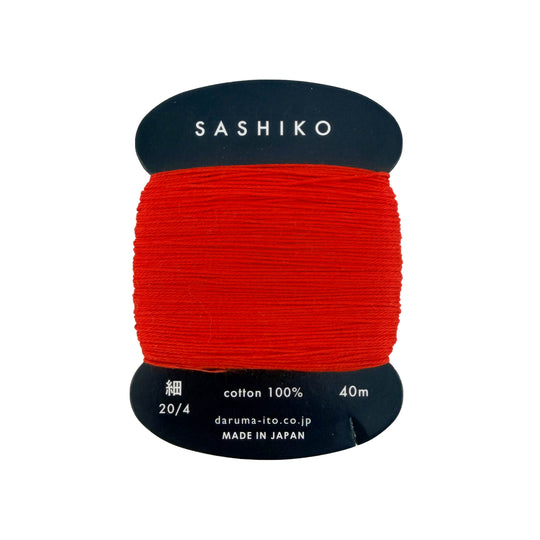 Daruma Sashiko Garn - 213 rot