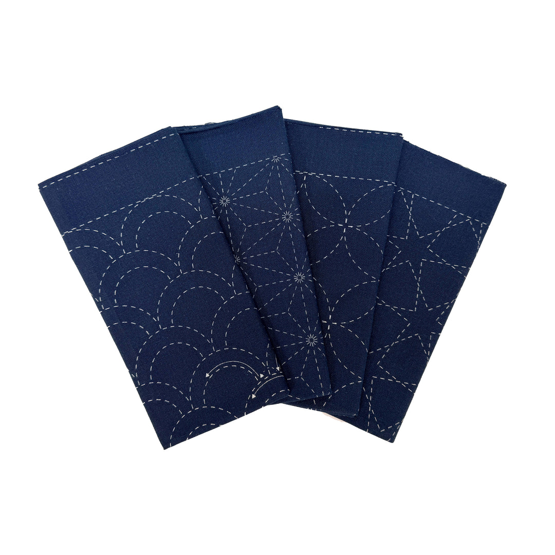 Daruma Sashiko Mustertuch - Moyouzashi