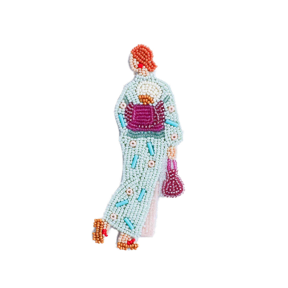 Stickset - Brosche Kimono