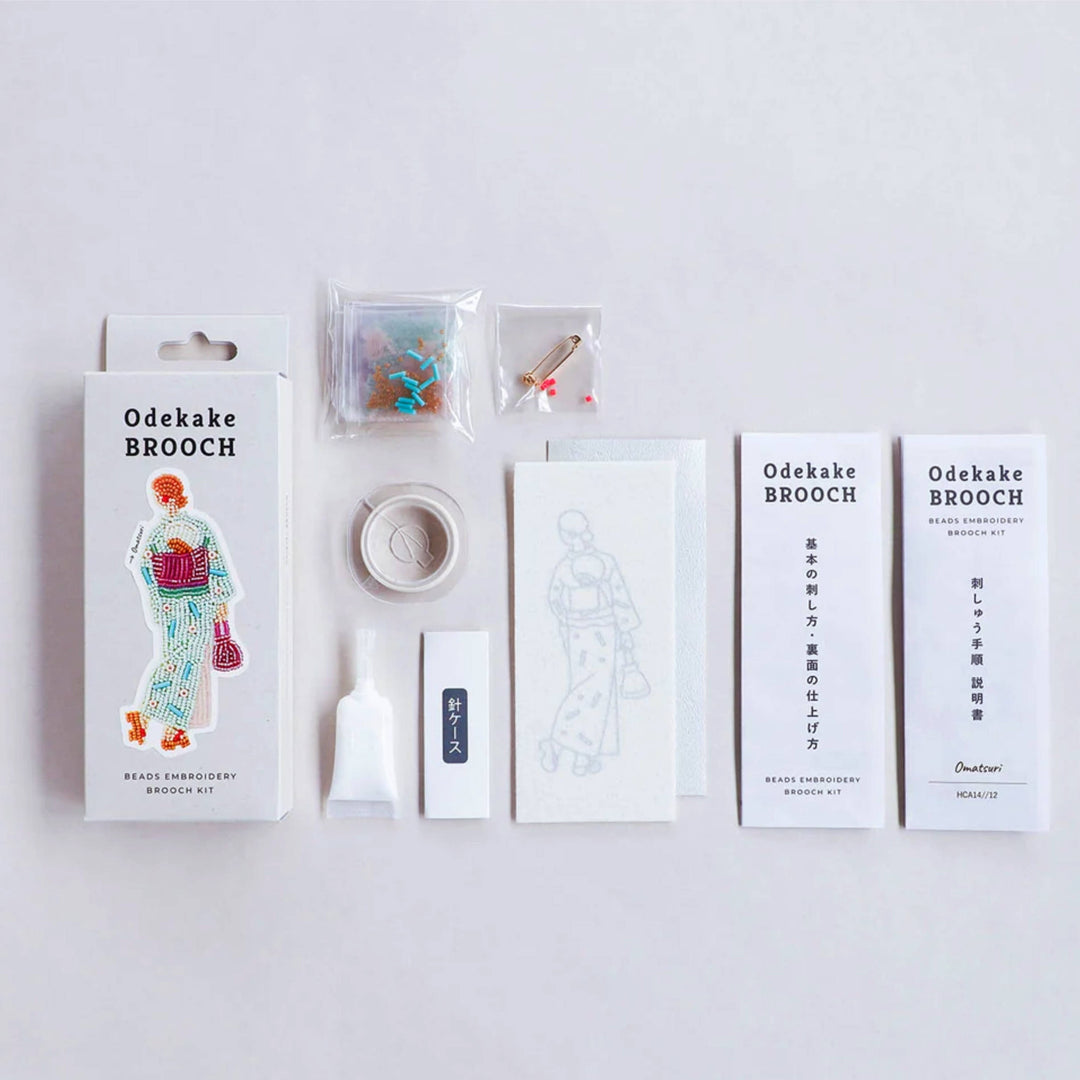 Stickset - Brosche Kimono