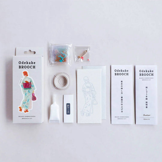 Stickset - Brosche Kimono