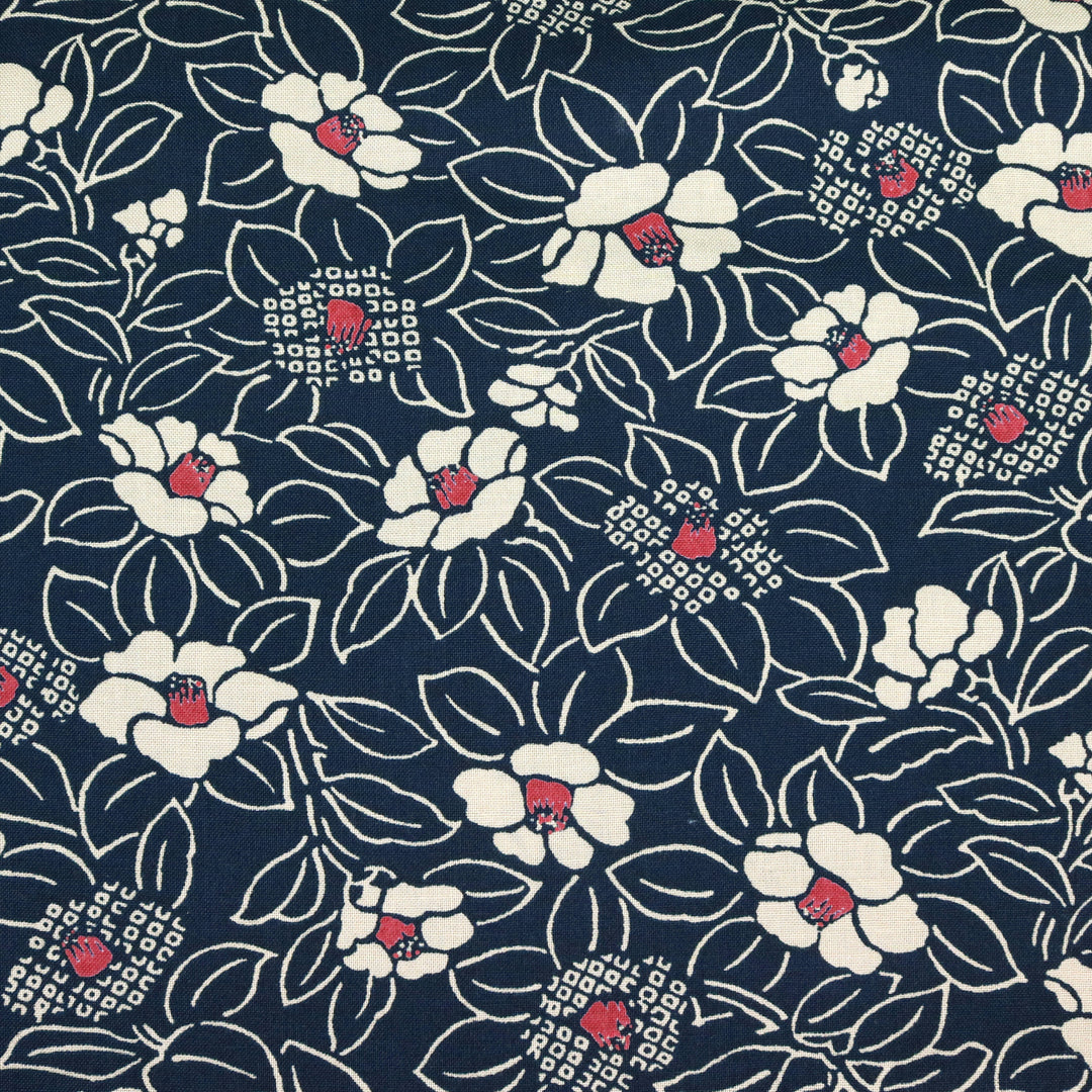 Tsubaki Blüten - Dunkelblau
