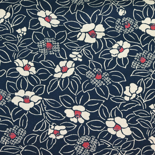 Tsubaki Blüten - Dunkelblau