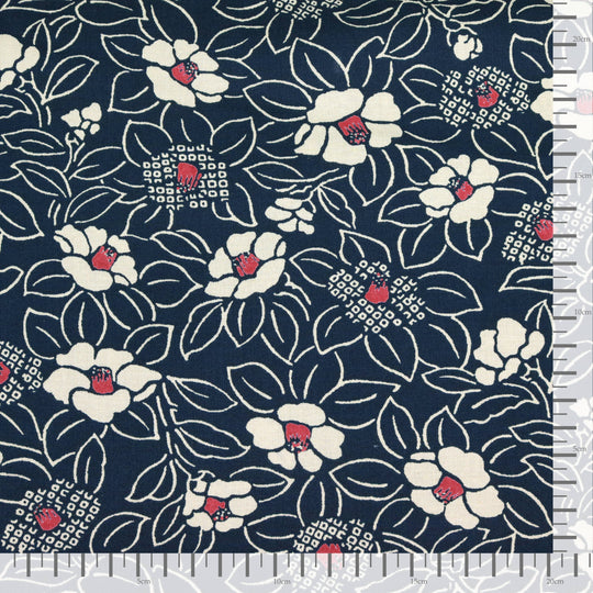 Tsubaki Blüten - Dunkelblau