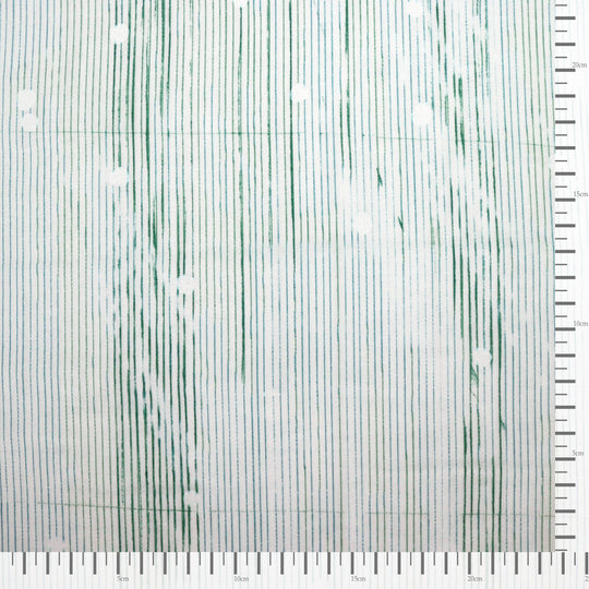 Nani Iro - Poesie Visual - Weiß Grün