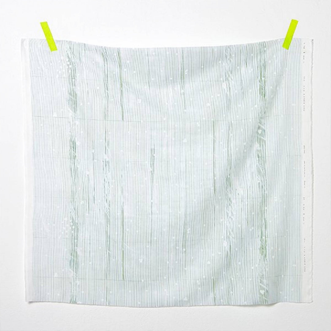 Nani Iro - Poesie Visual - Weiß Grün