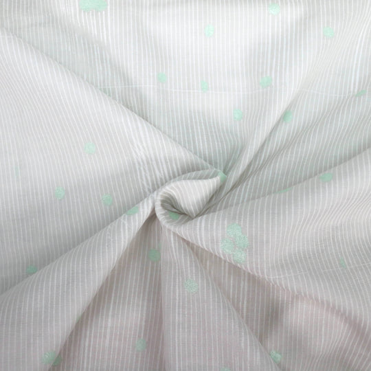 Nani Iro - Poesie Visual - Hellgrau Weiß