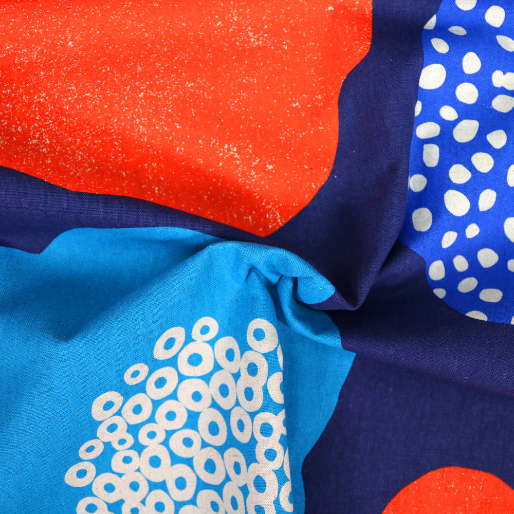 Echino - Cloud Flower - Dunkelblau Rot