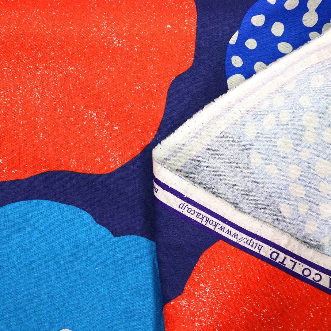 Echino - Cloud Flower - Dunkelblau Rot