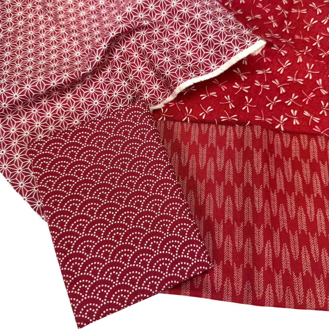 Fat-Quarter Stoffpaket - No.1.12 - Rot