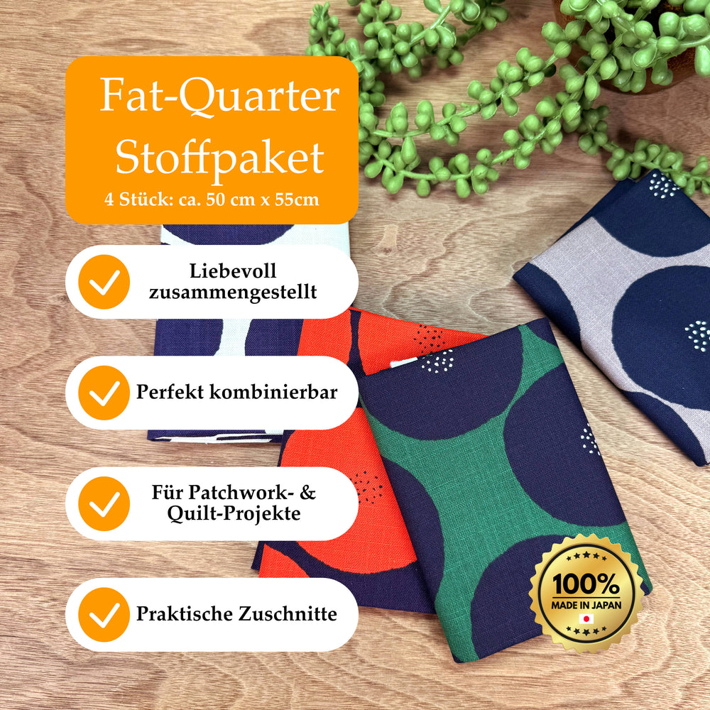 Fat-Quarter Stoffpaket - No.1.13 - Muddy Works Dunkel