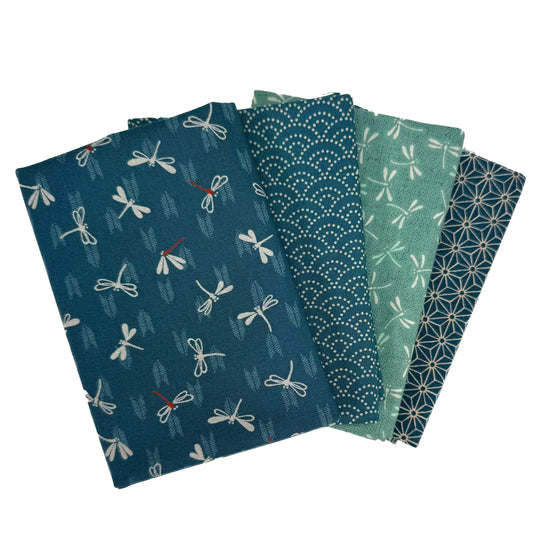 Fat Quarter Stoffpaket - No.1.6 - Petrol