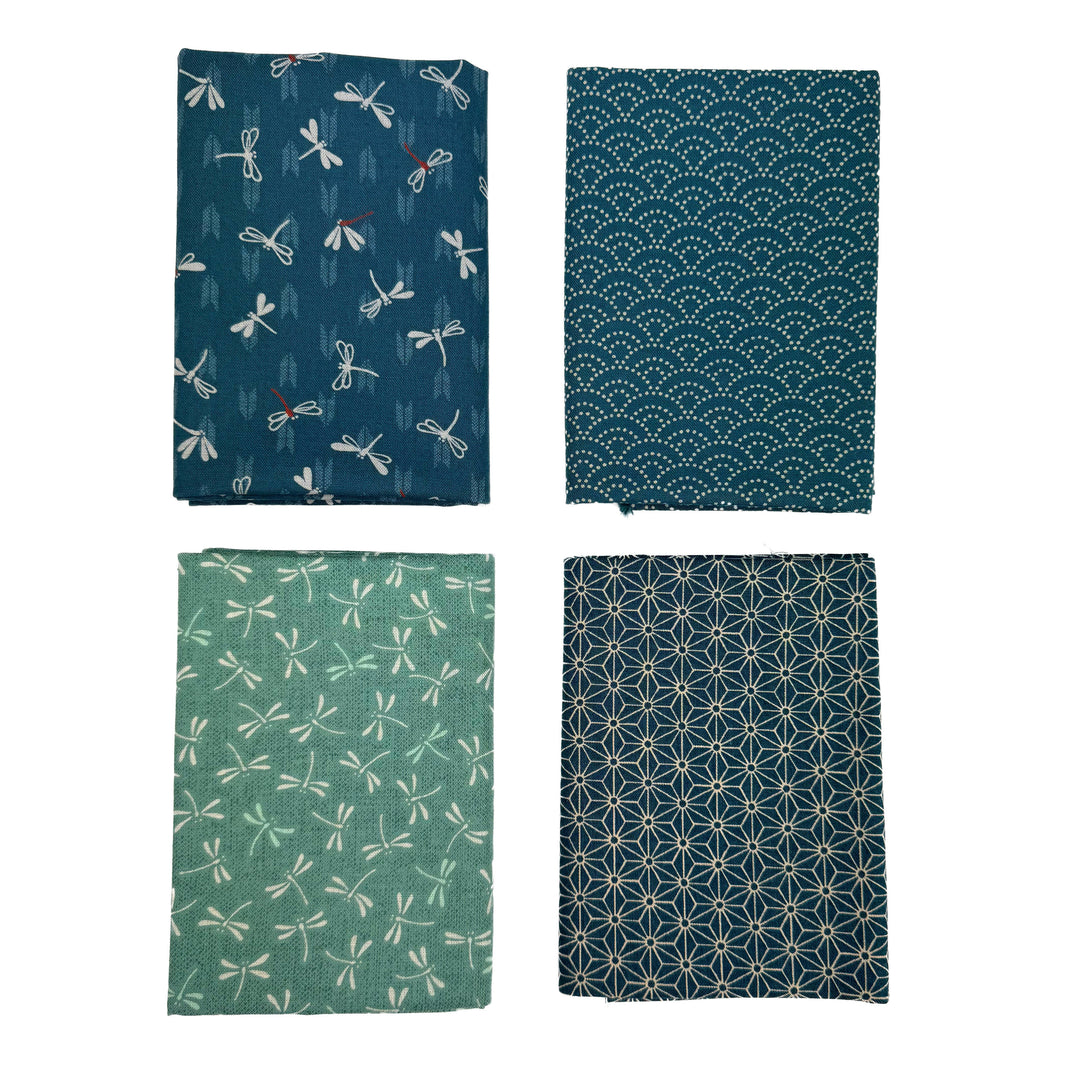 Fat Quarter Stoffpaket - No.1.6 - Petrol
