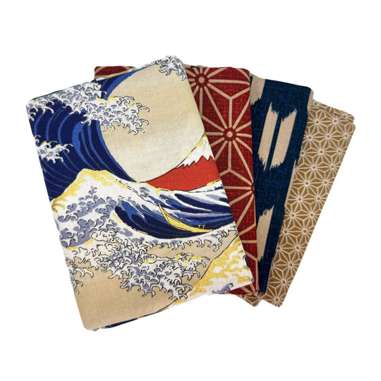 Fat Quarter Stoffpaket - No.1.6 - Blau Beige