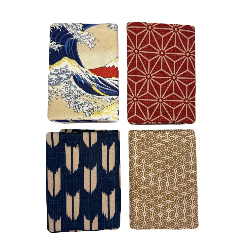 Fat Quarter Stoffpaket - No.1.6 - Blau Beige