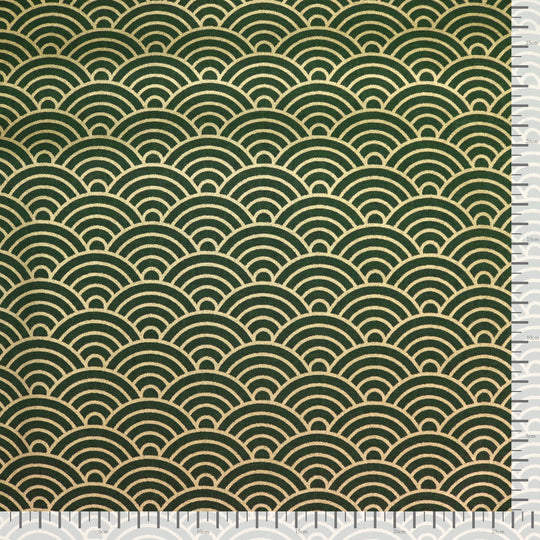 Seigaha Midi No.4 - Grün