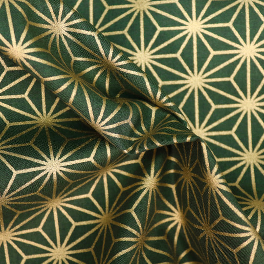 Asanoha Midi No.4 - Grün