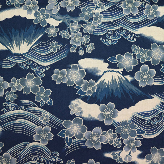 Mt.Fuji & Sakura - Blau