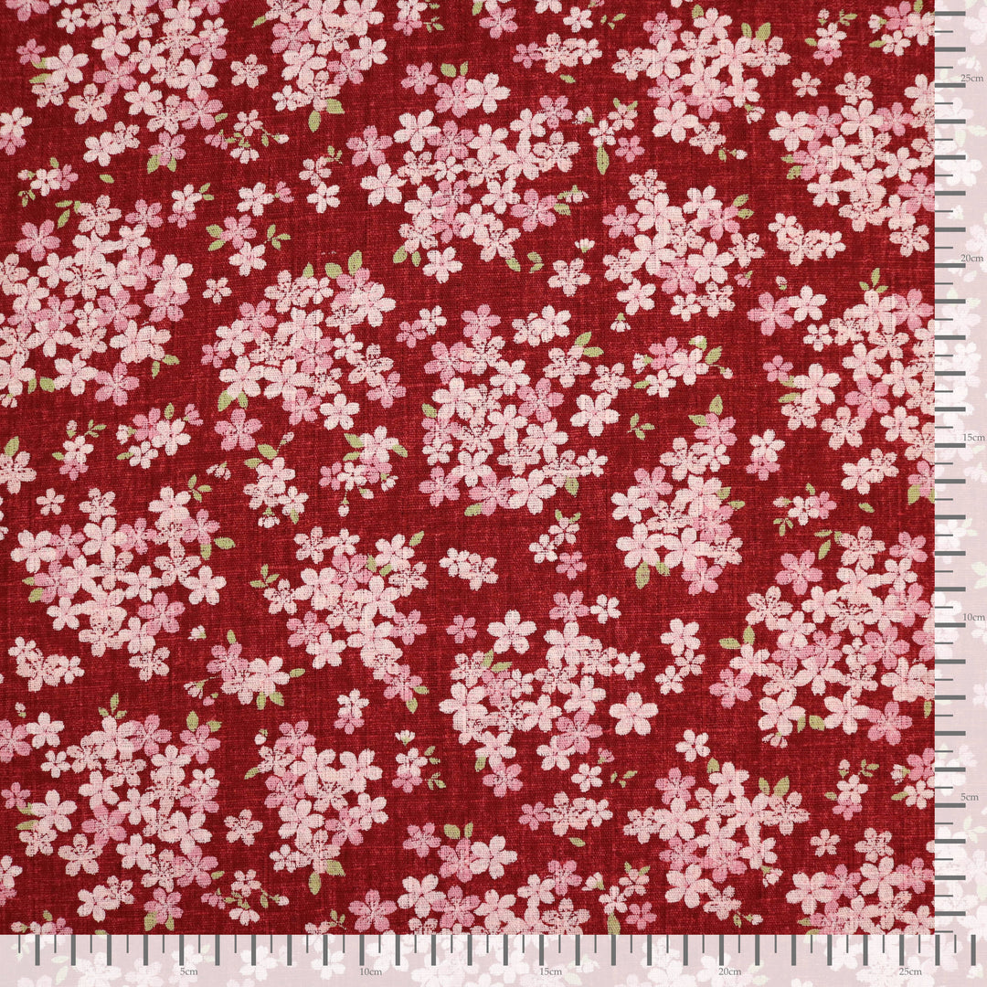 Kleine Kirschblüten - Rot