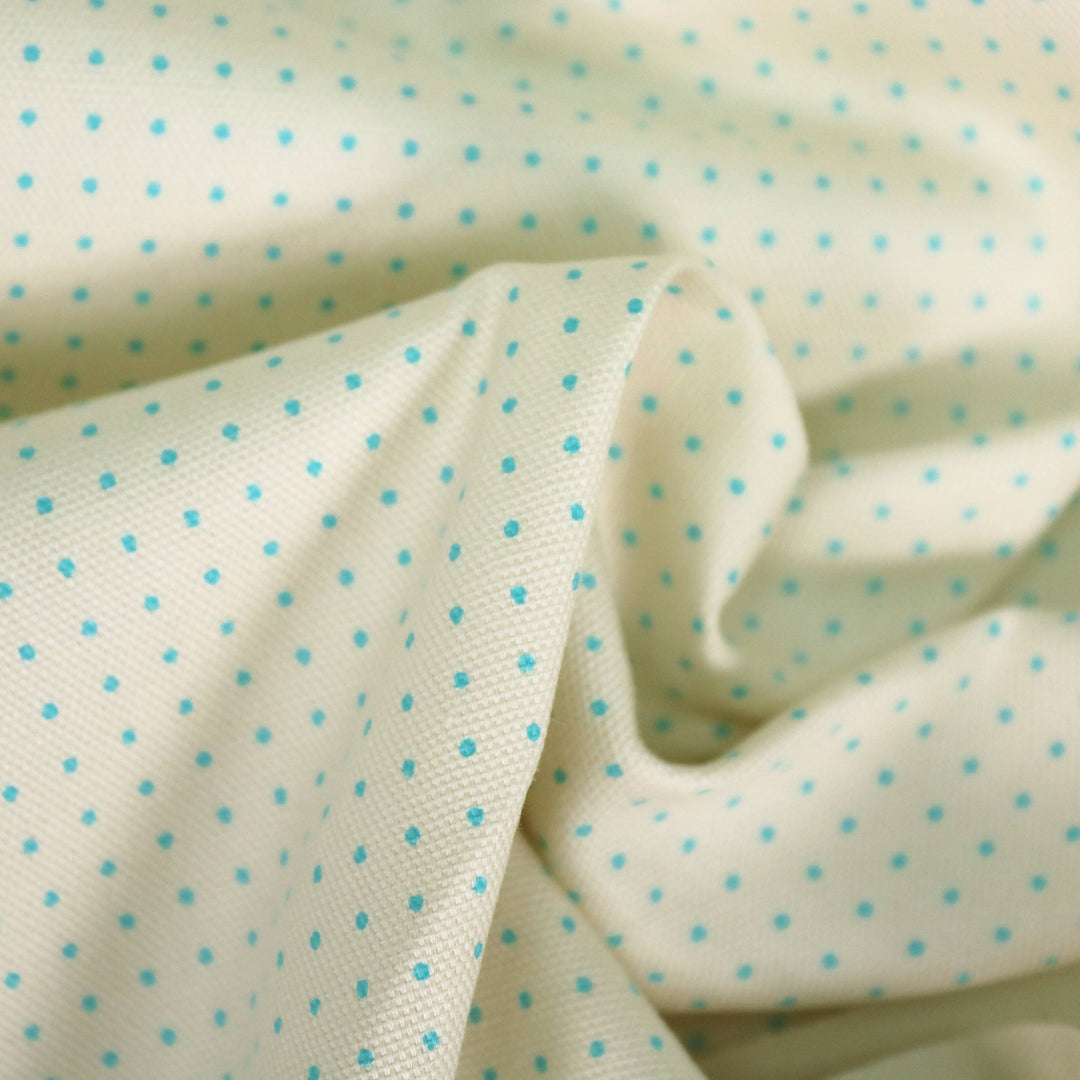 Sashiko Stoff Gepunktet 5mm - Creme