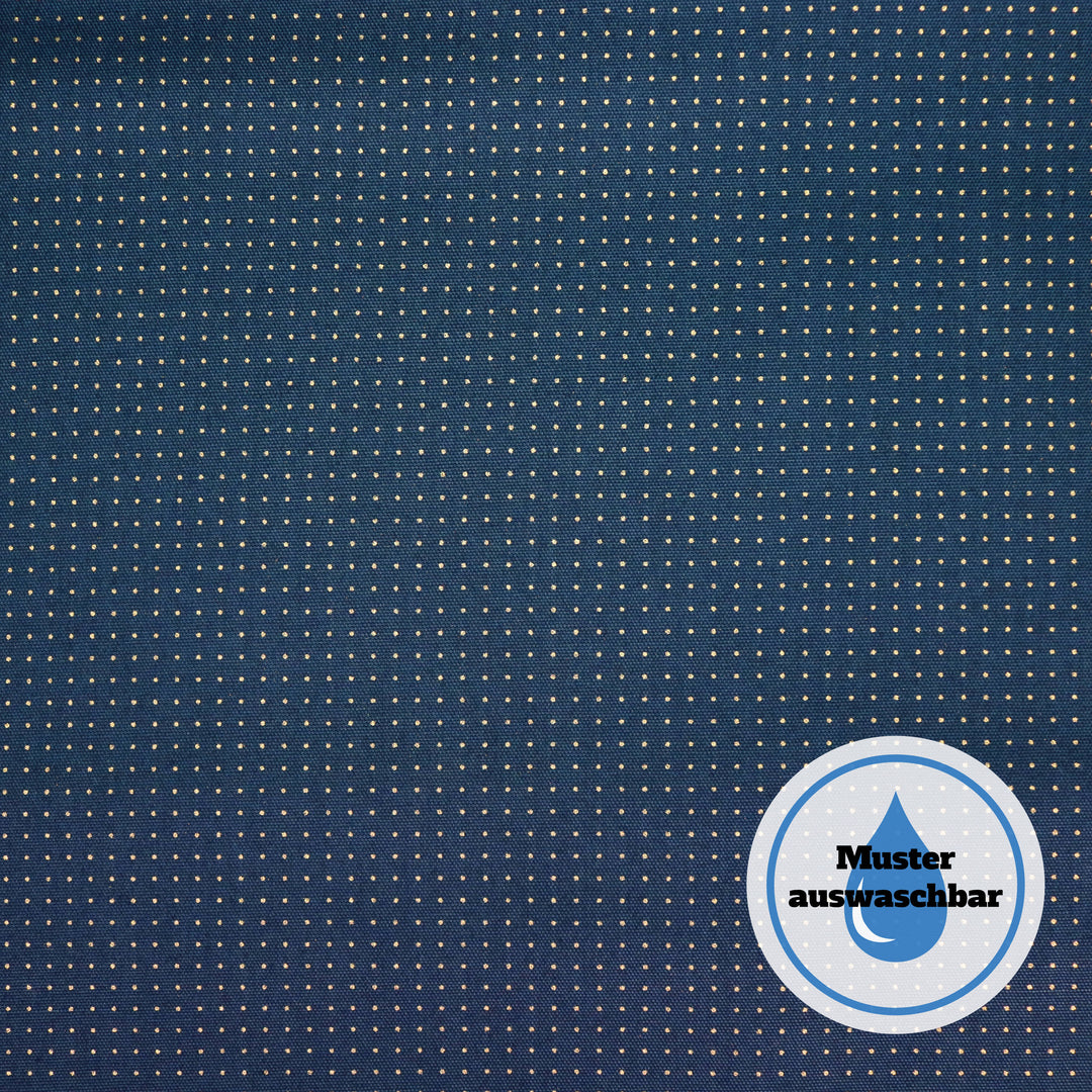 Sashiko Stoff Gepunktet 5mm - Dunkelblau