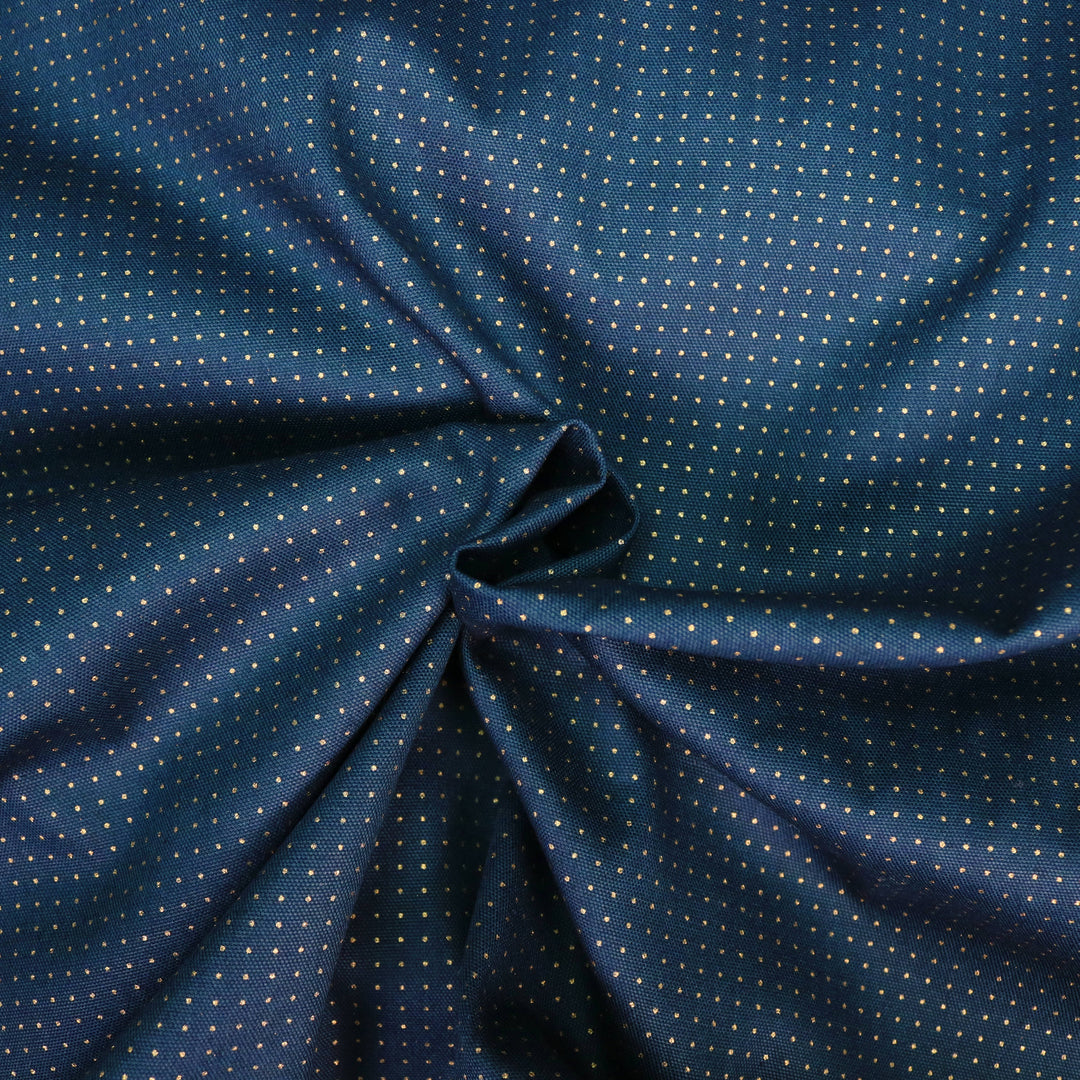 Sashiko Stoff Gepunktet 5mm - Dunkelblau