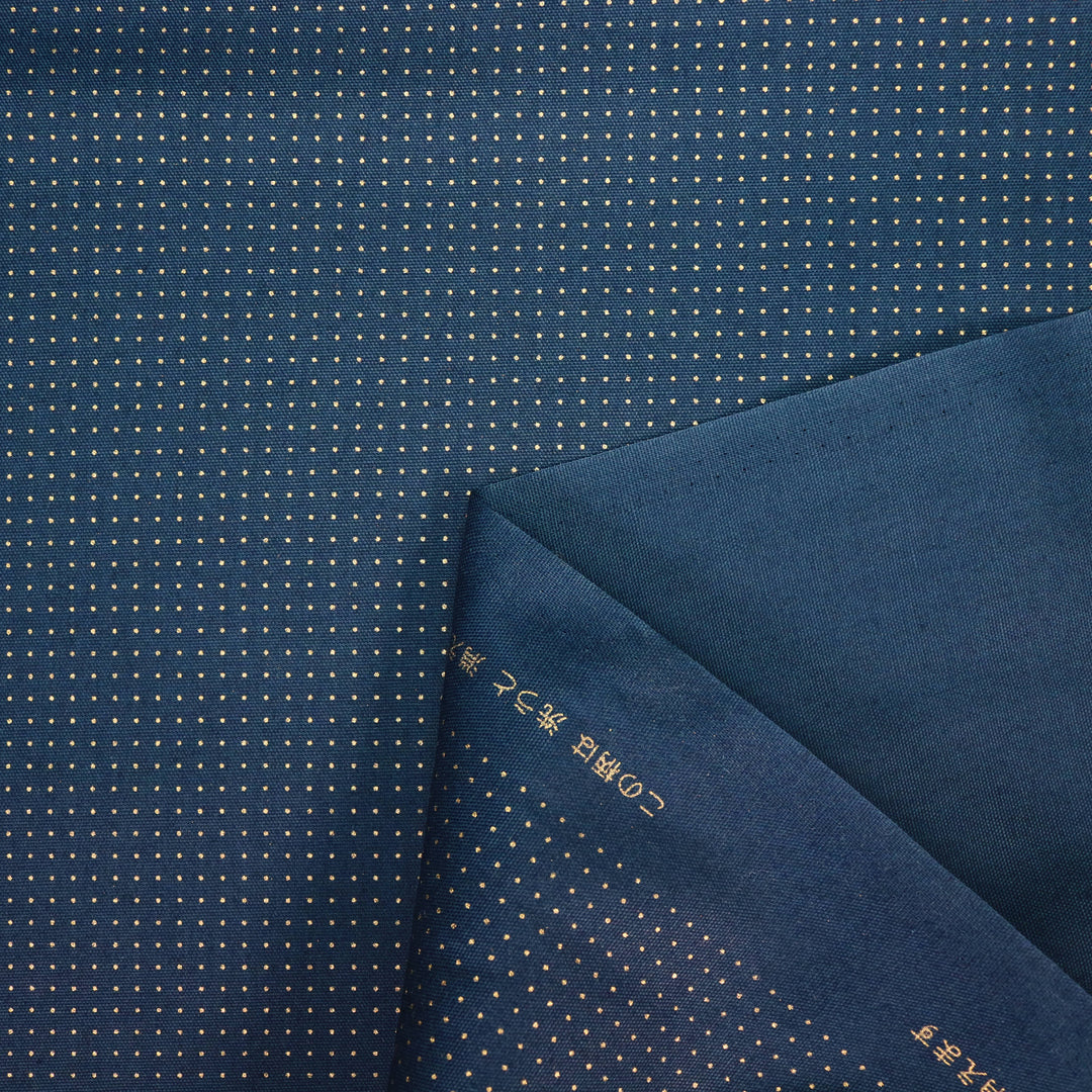 Sashiko Stoff Gepunktet 5mm - Dunkelblau