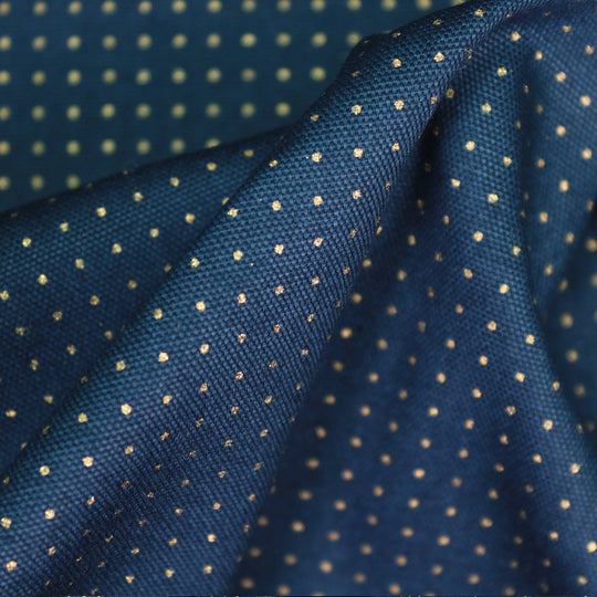 Sashiko Stoff Gepunktet 5mm - Dunkelblau