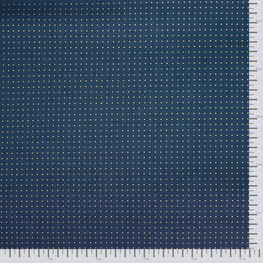 Sashiko Stoff Gepunktet 5mm - Dunkelblau