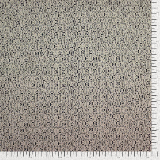Kleine Blumen & Rauten - Beige