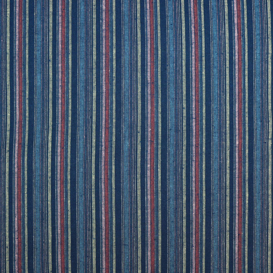 Gewebte Streifen - Blau Rot