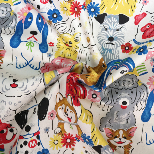 Bunte Hunde - Creme