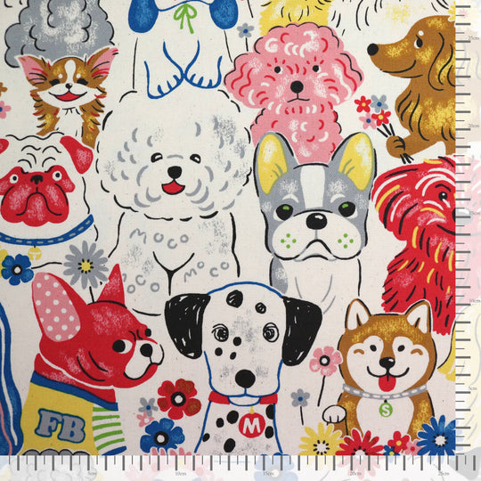 Bunte Hunde - Creme
