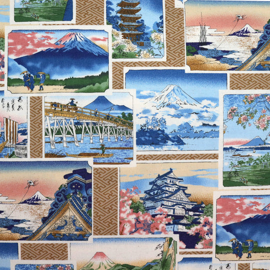 Japan Panorama - Blau