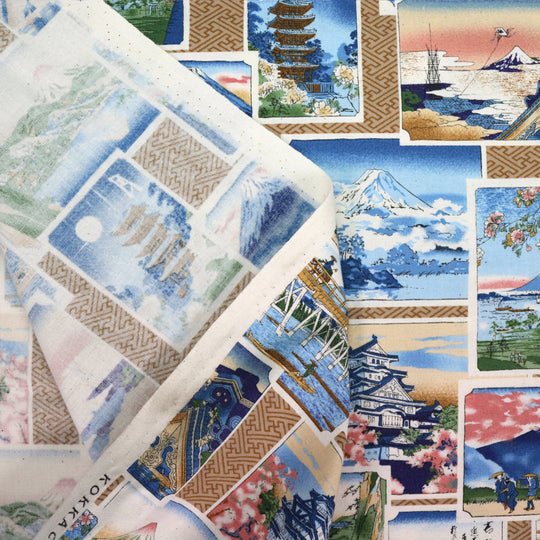 Japan Panorama - Blau
